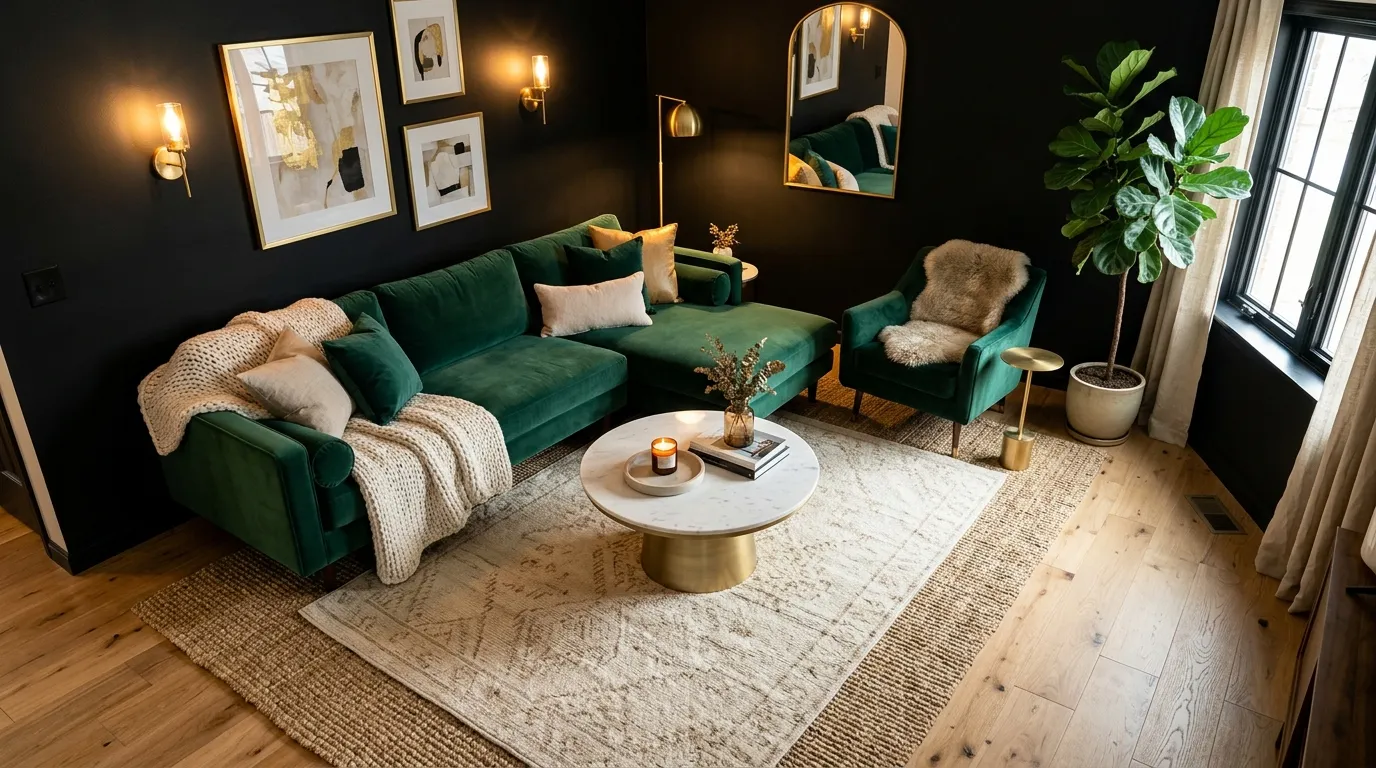 Layered Neutral Rugs