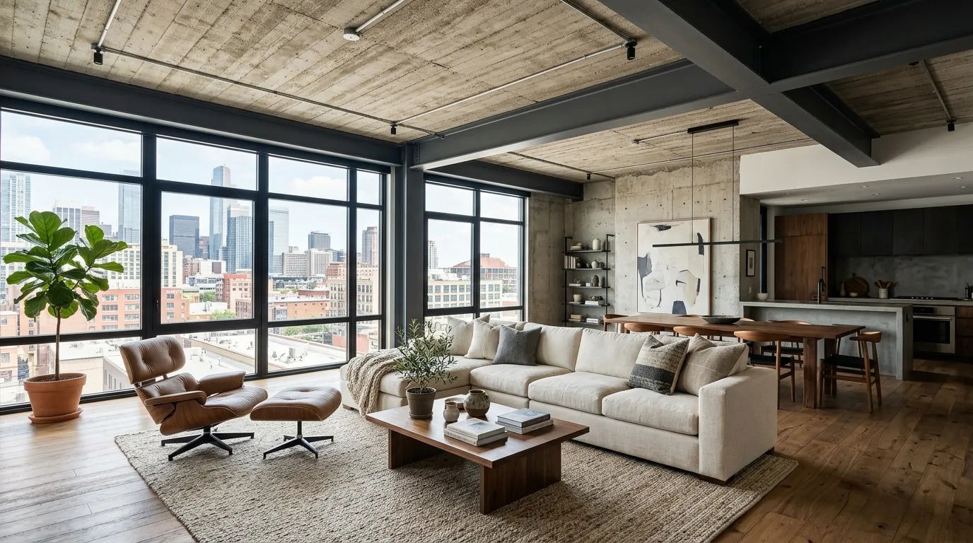 Textured Concrete Ceilings