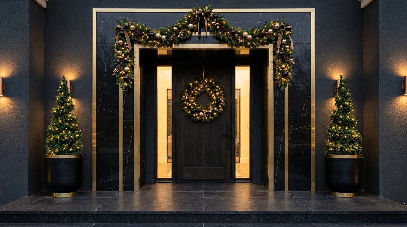 Black Marble Entrance
