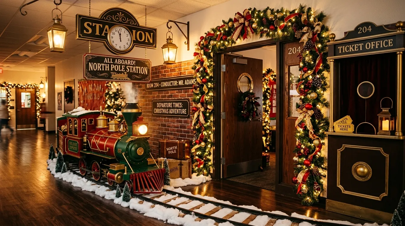 Christmas Train Stop