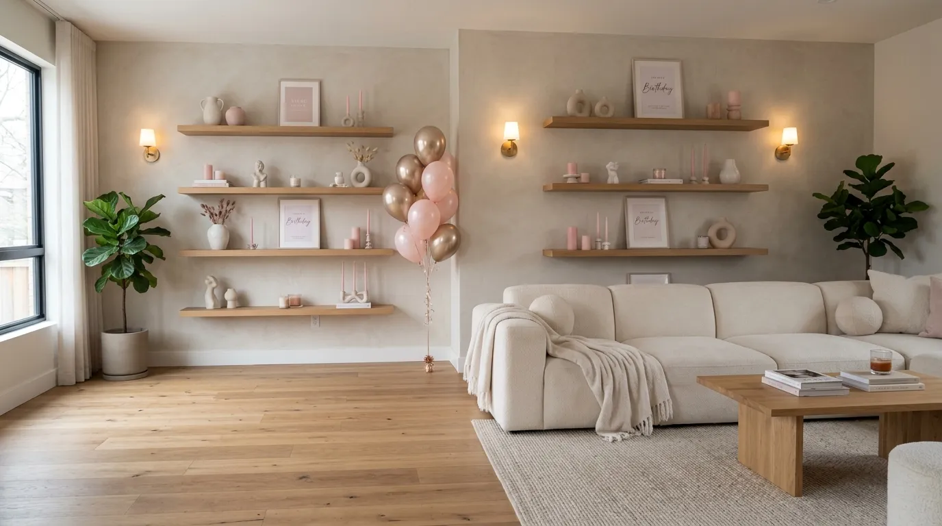 Floating Shelf Styling