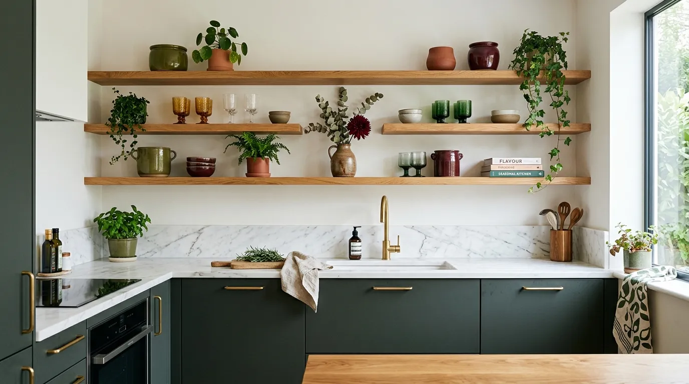 Open Shelf Styling
