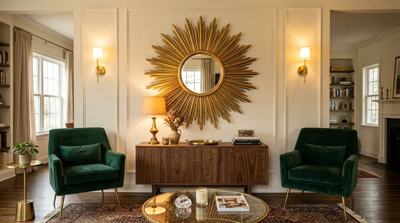 Sunburst Mirror Display