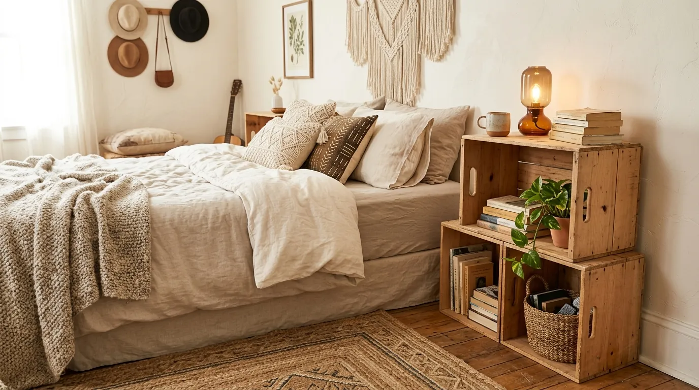 Wooden Crate Storage