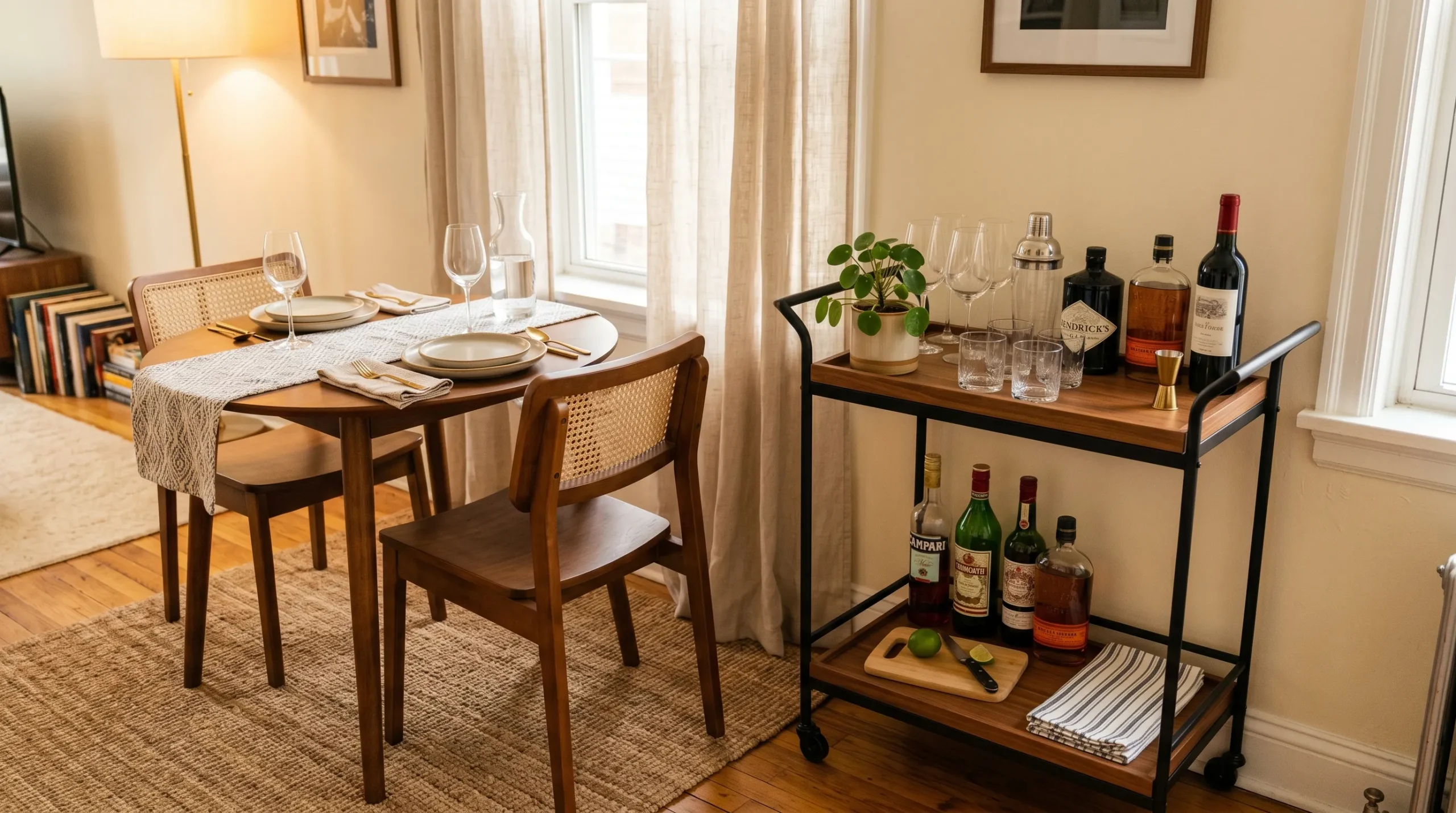 Compact Bar Cart