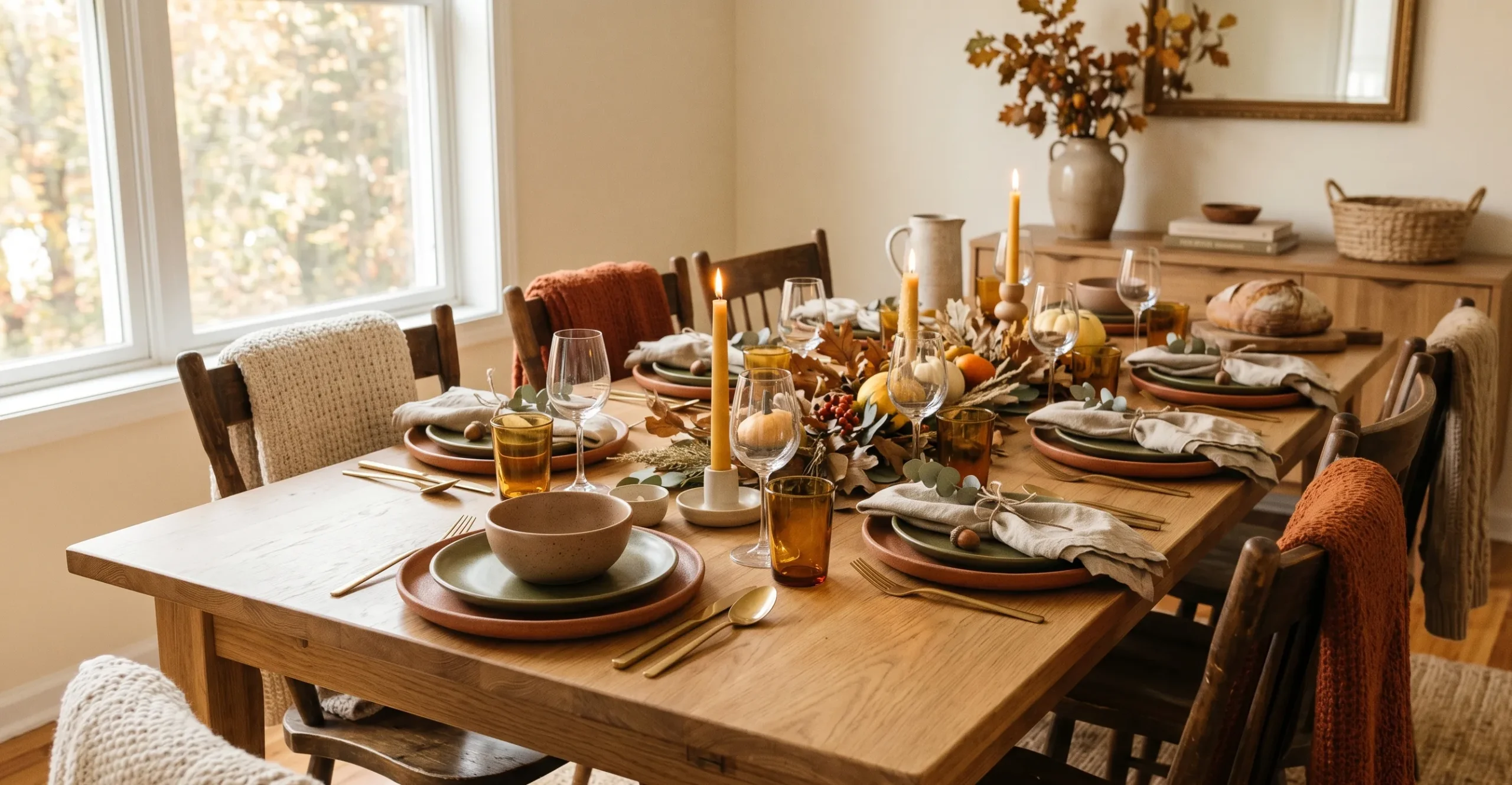 Earth Tone Tableware