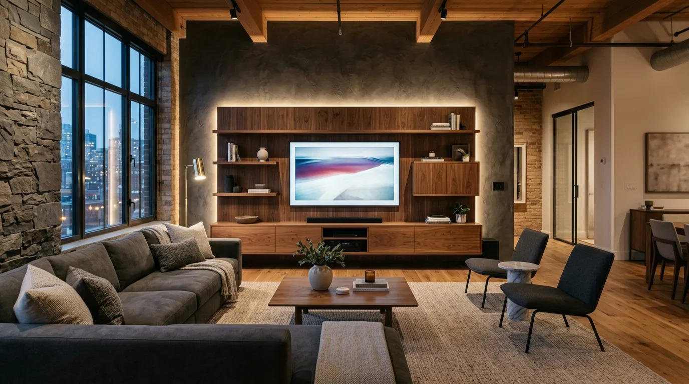 Floating Media Wall