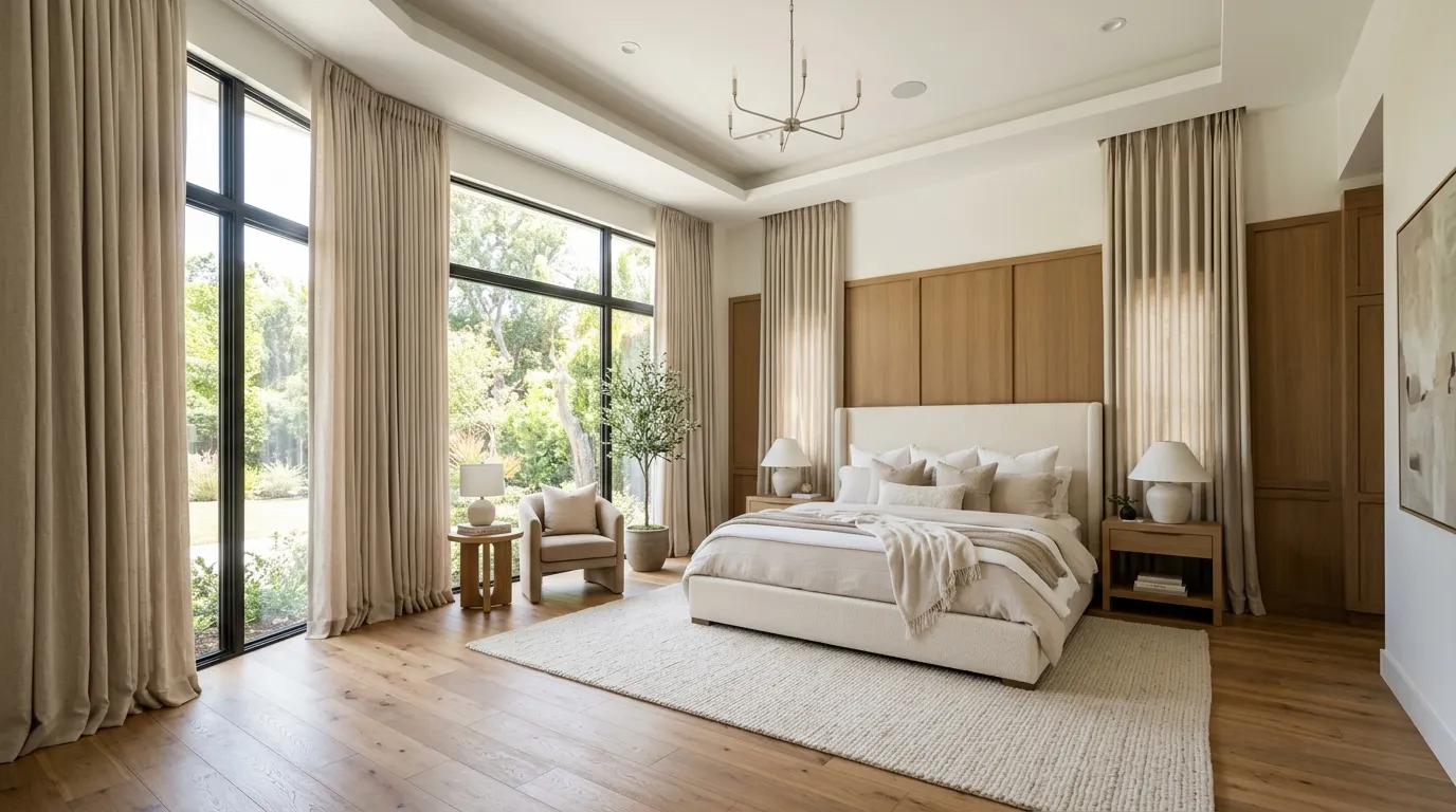 Floor-To-Ceiling Drapes