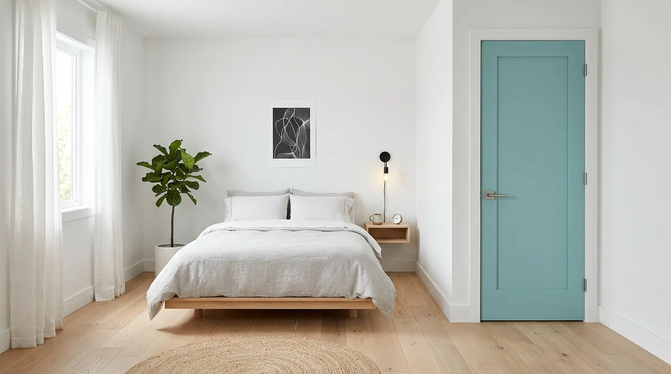 Painted Door Accent