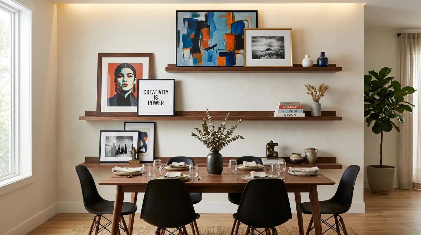 Statement Art Shelves