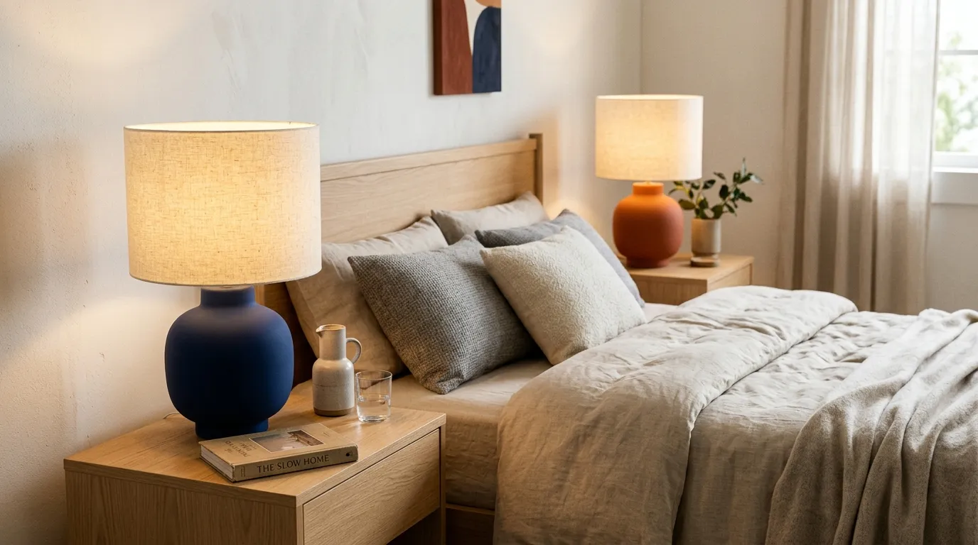 Colorful Bedside Lamps
