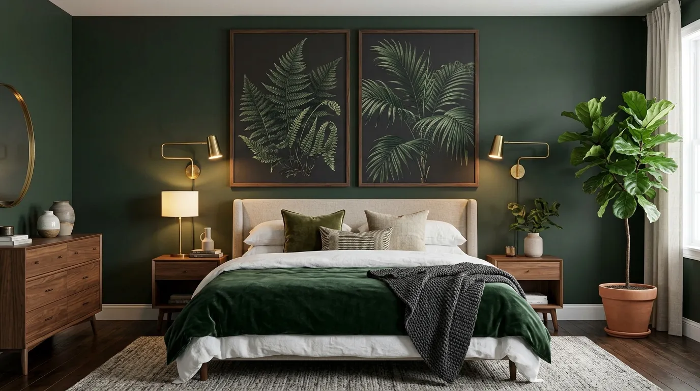 Dark Botanical Artwork