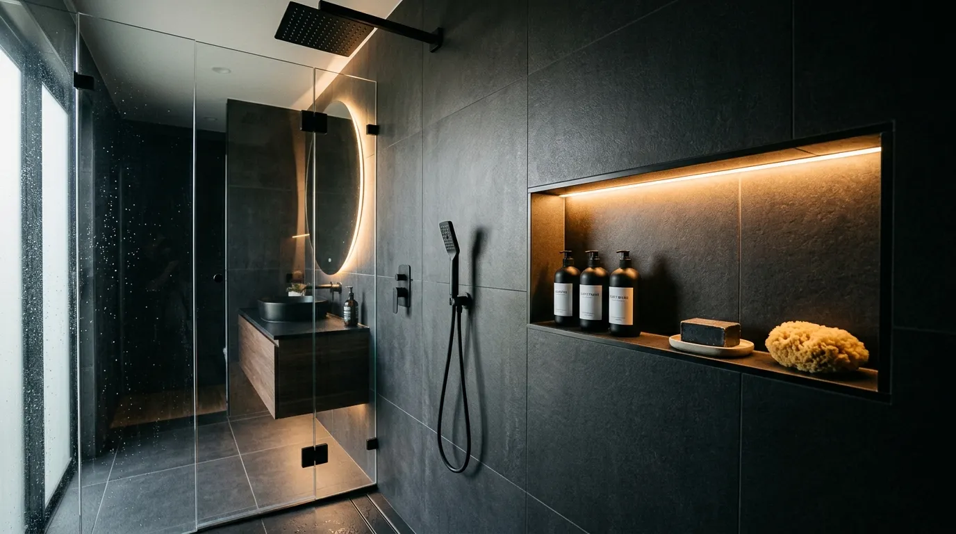 Integrated Shower Niche