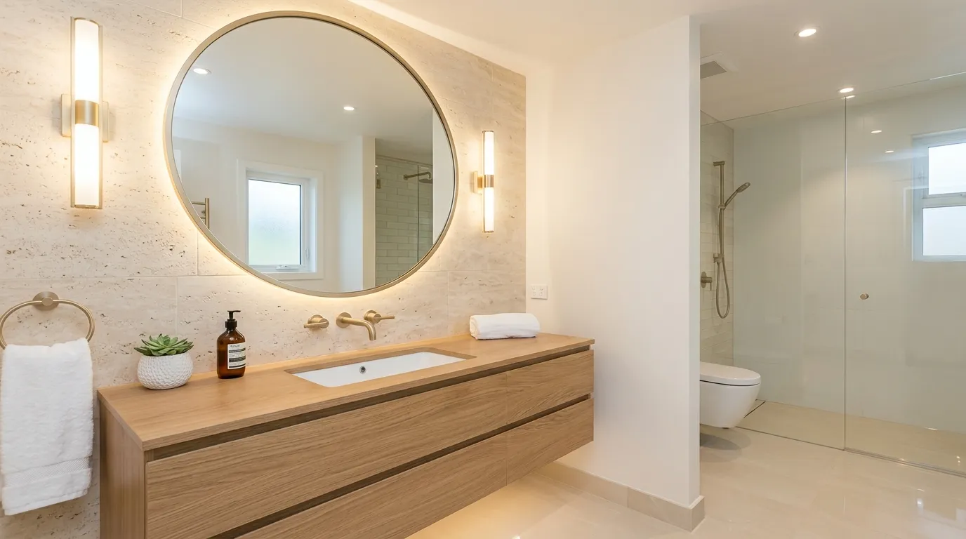Oversized Round Mirror