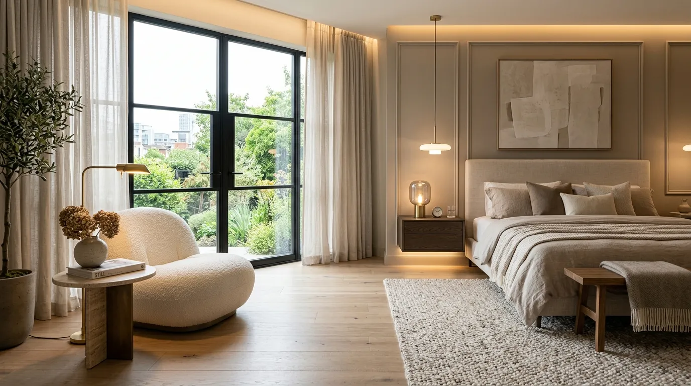 Sculptural Accent Chair