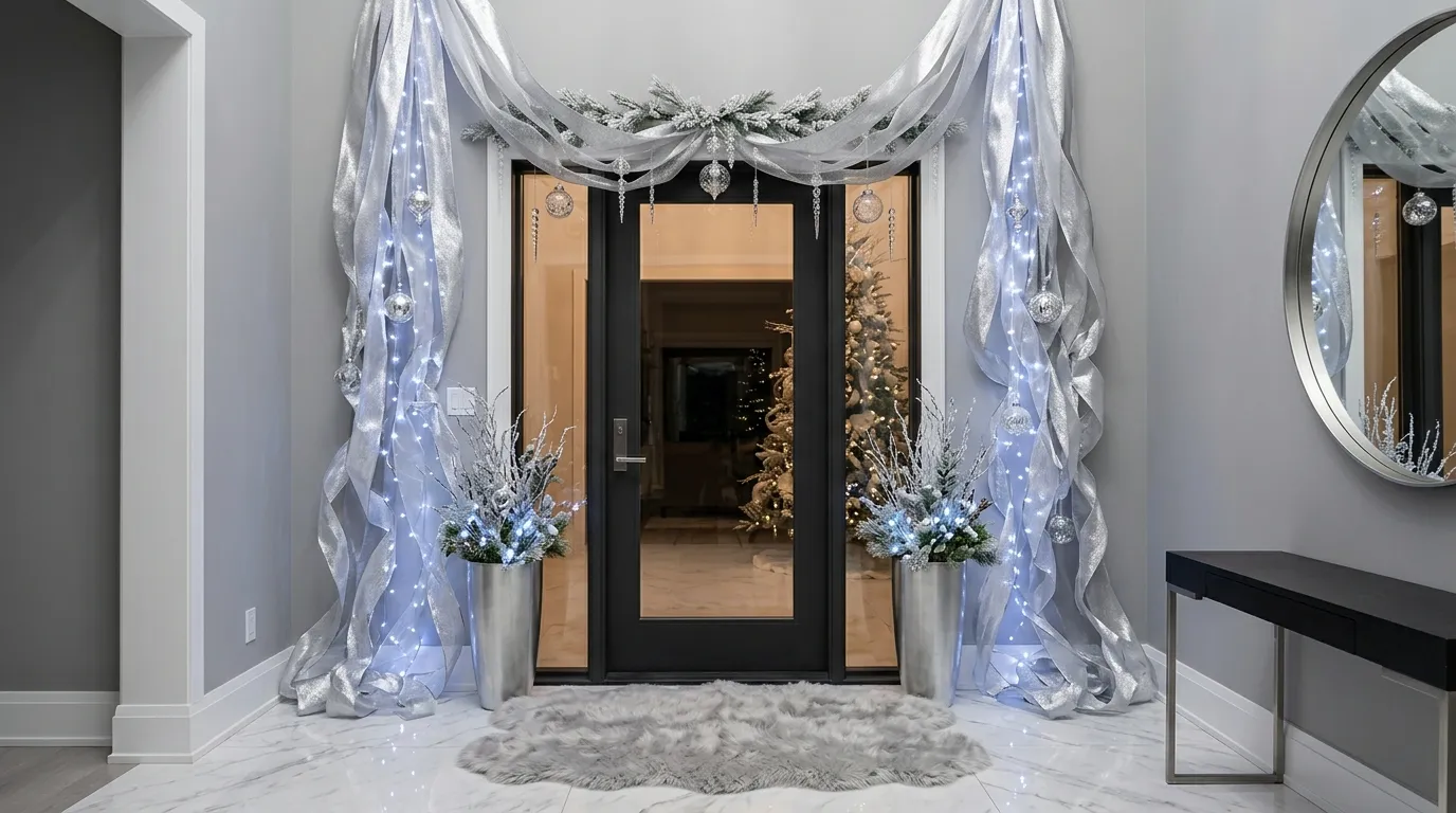 Silver Ribbon Drapes
