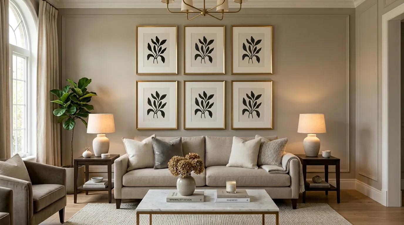 Symmetrical Frame Layout