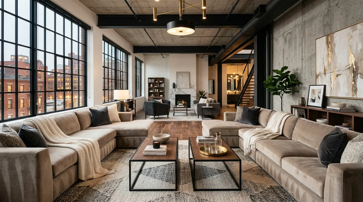 Velvet Neutral Sofas