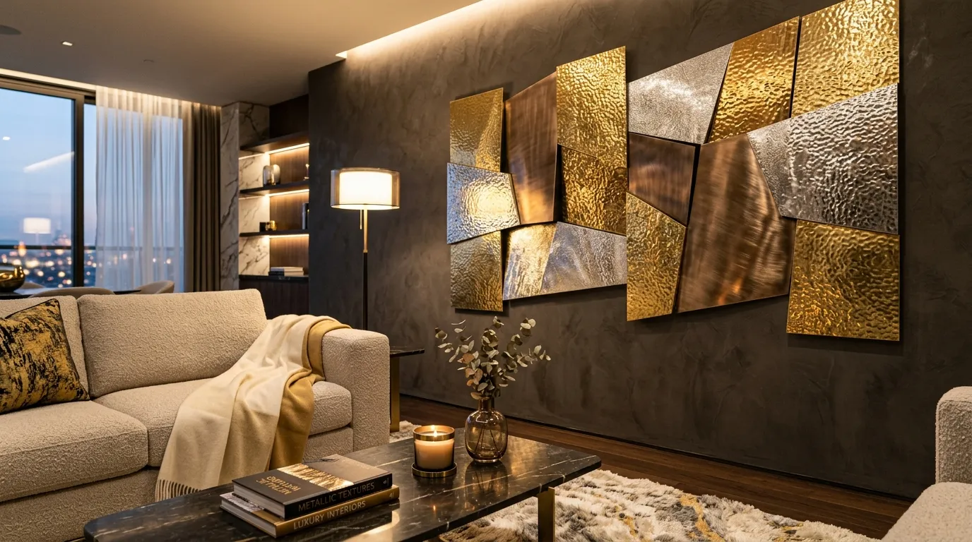Abstract Metallic Art