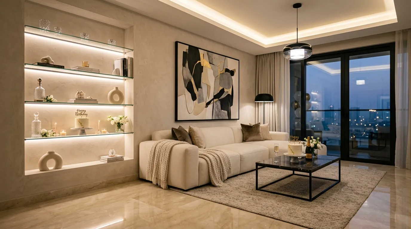 Floating Glass Decor