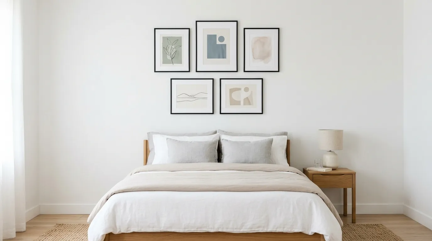 Minimal Color Gallery Wall