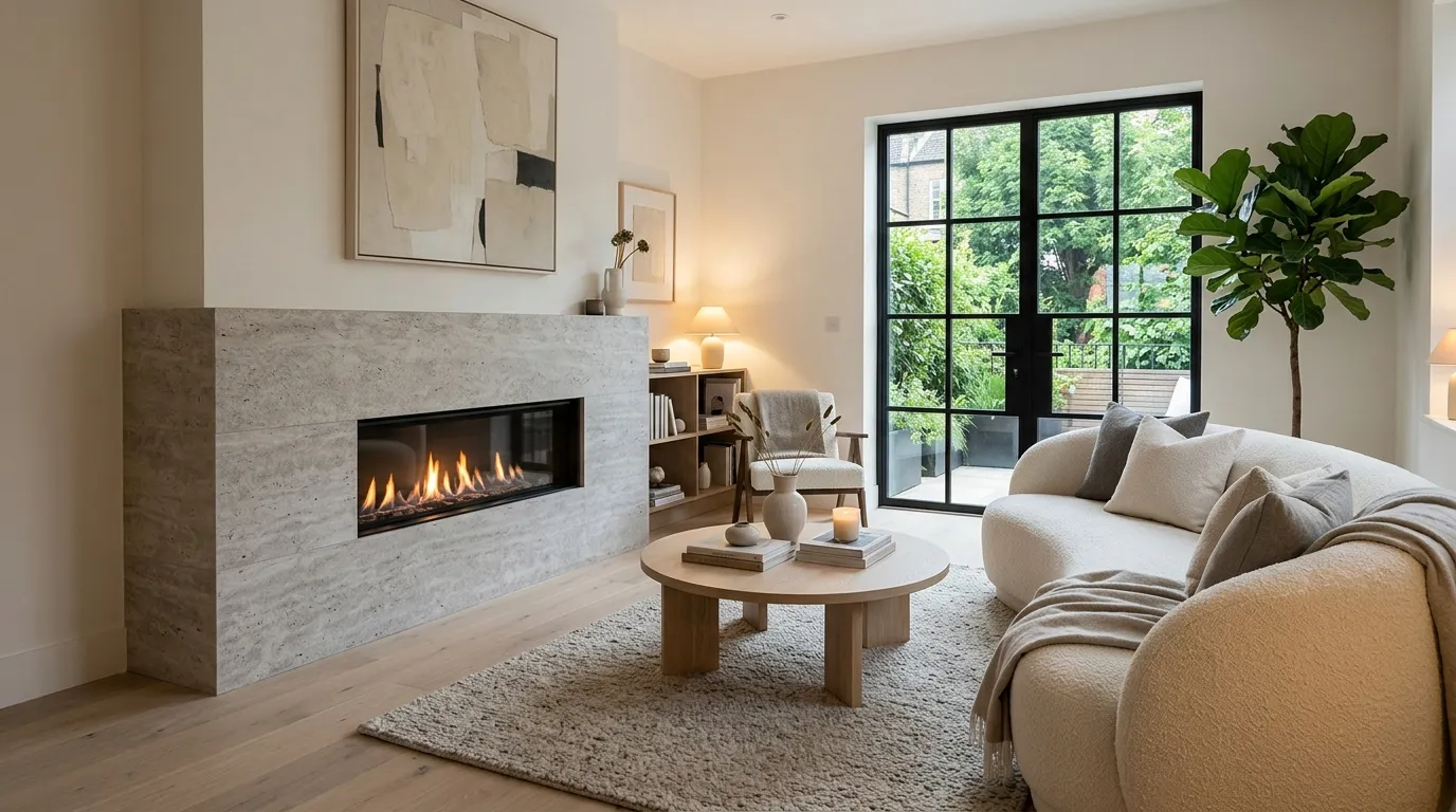 Minimalist Fireplace Frames