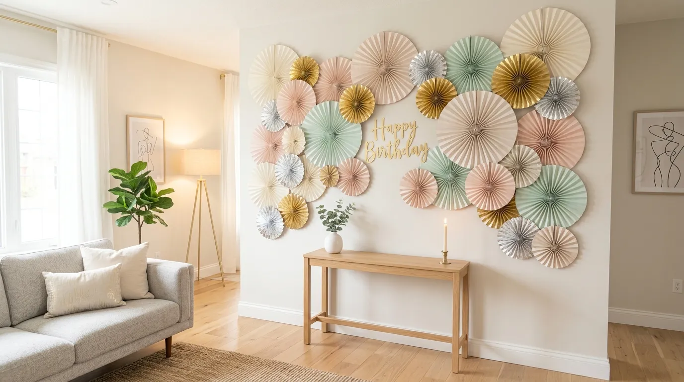 Paper Fan Backdrop