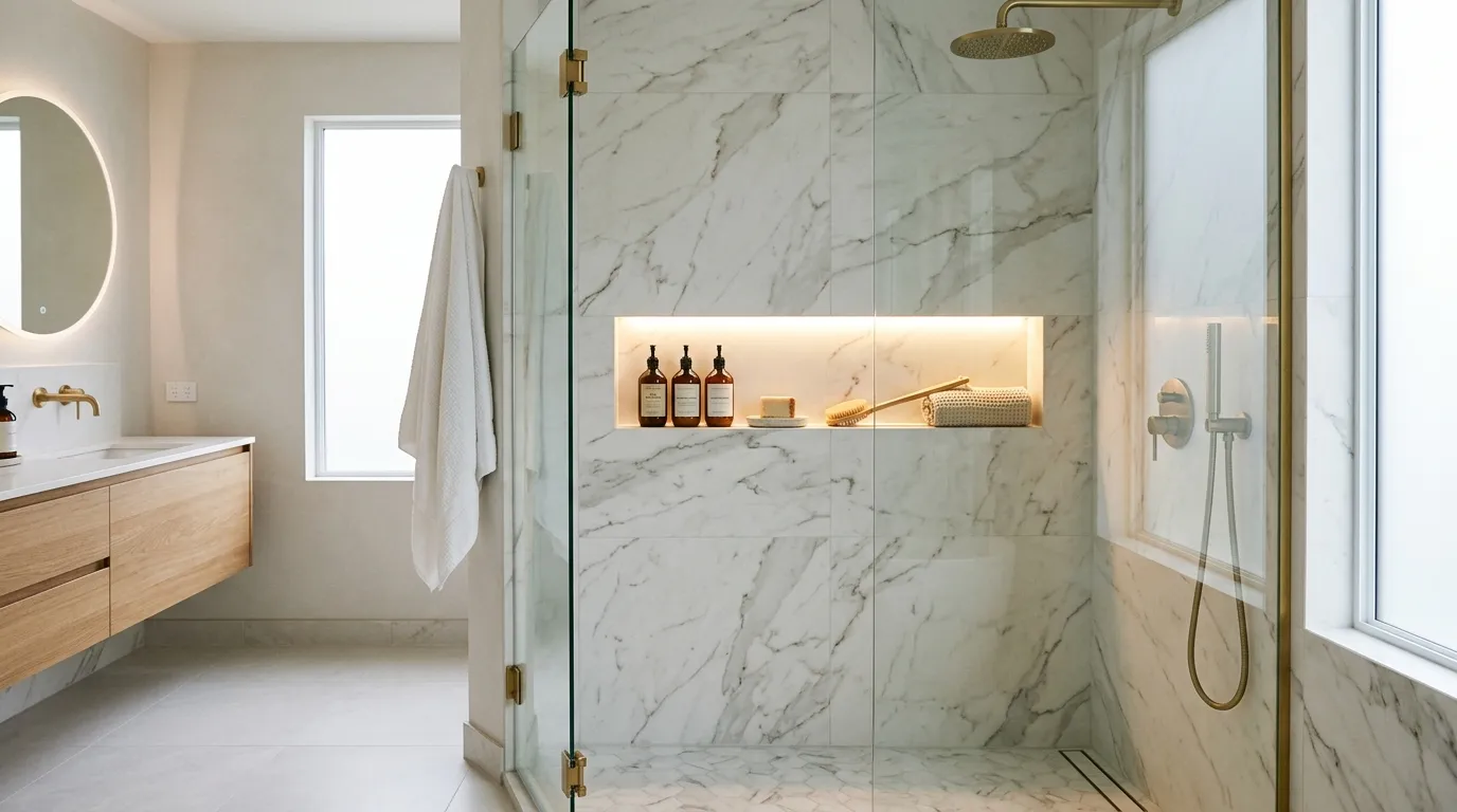 Recessed Shower Shelf