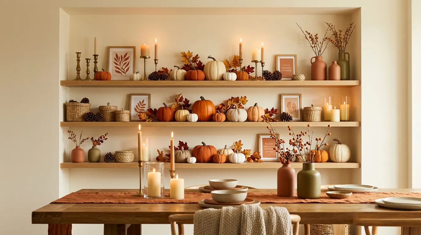 Seasonal Decor Shelves