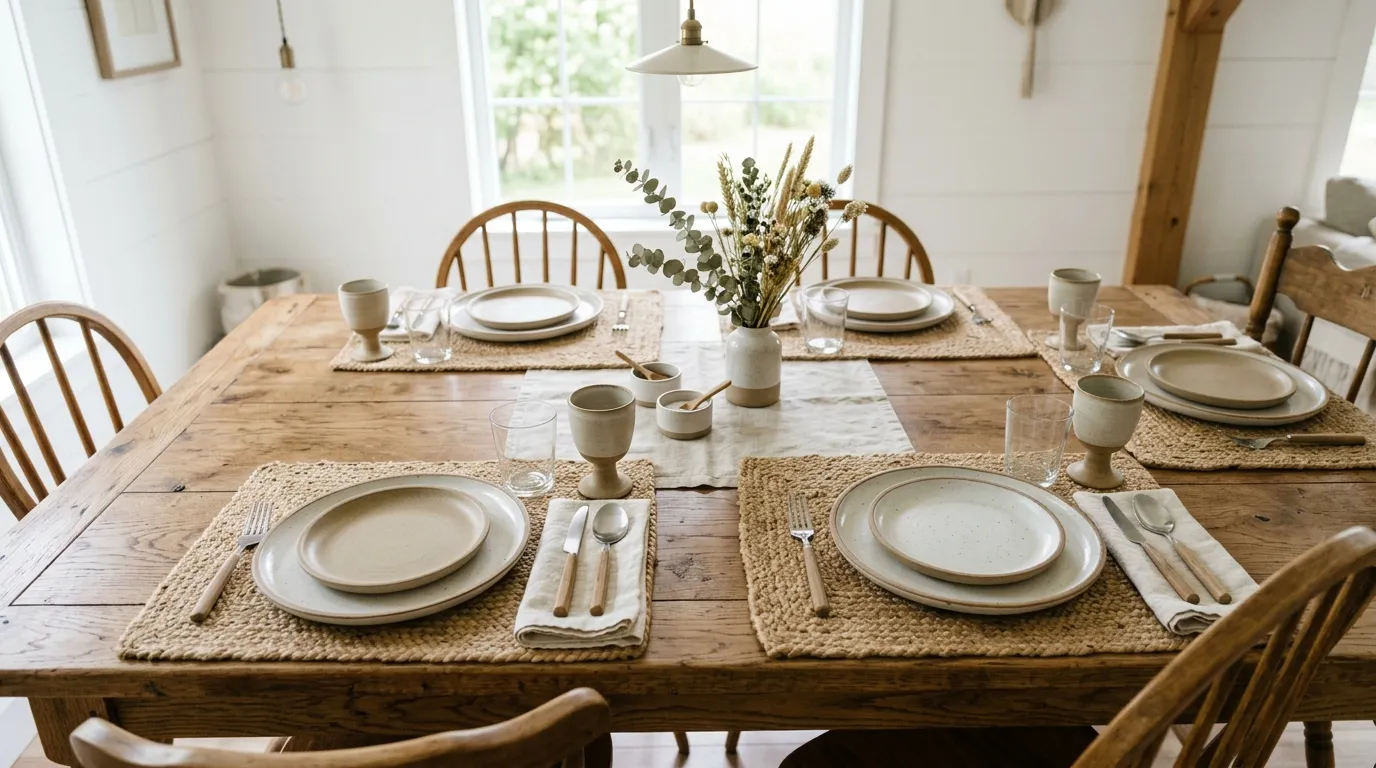 Burlap Table Runner