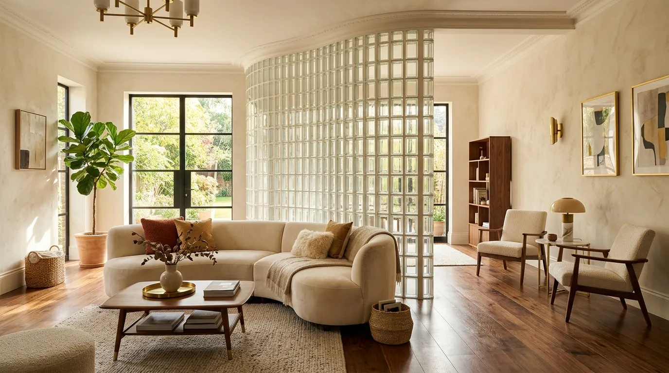 Glass Block Divider