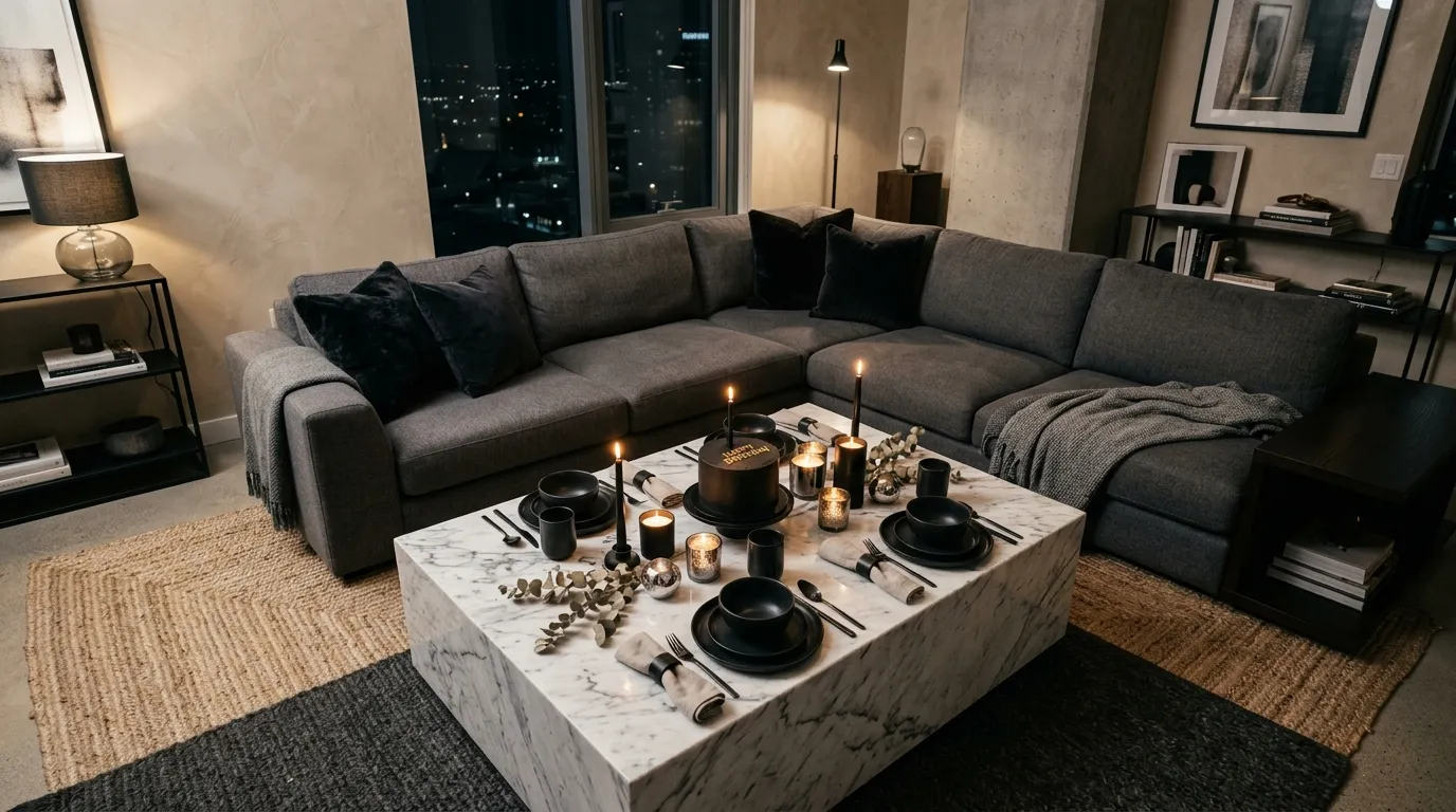 Matte Black Tablescape