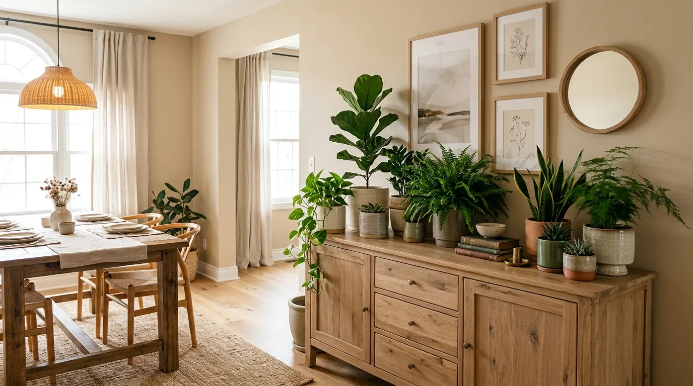 Sideboard Plant Styling