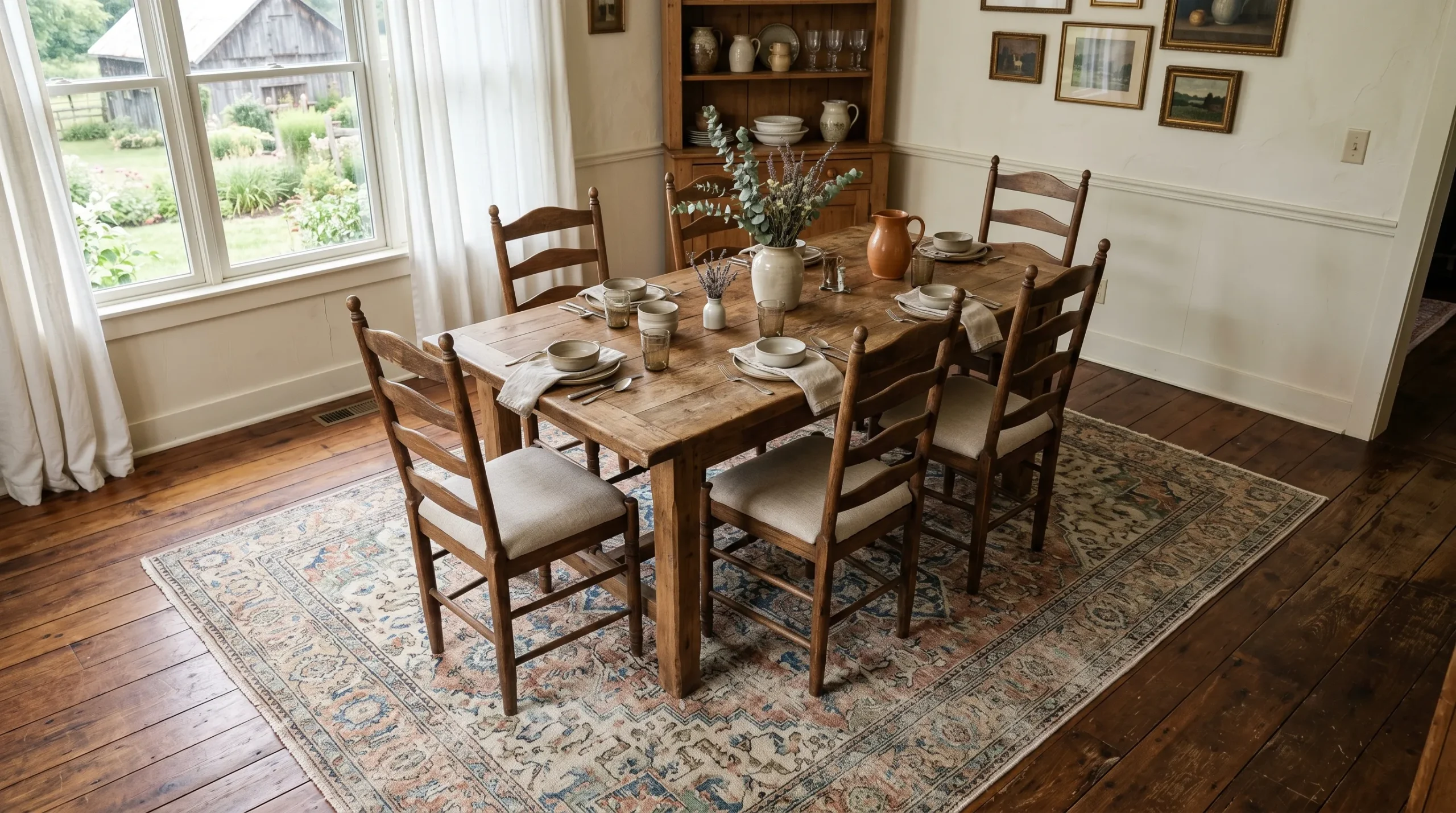 Vintage Rug Layering