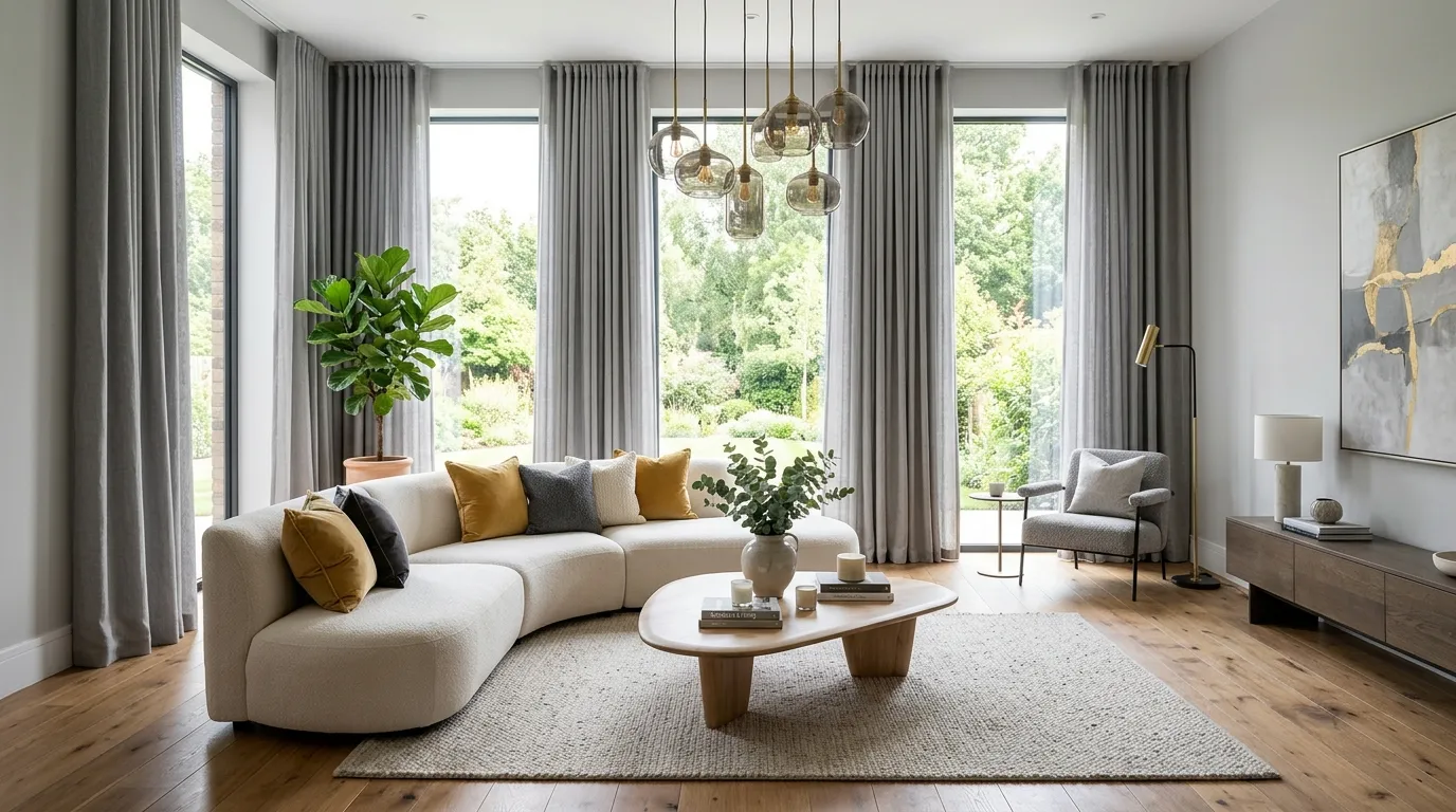 Floor-To-Ceiling Drapes
