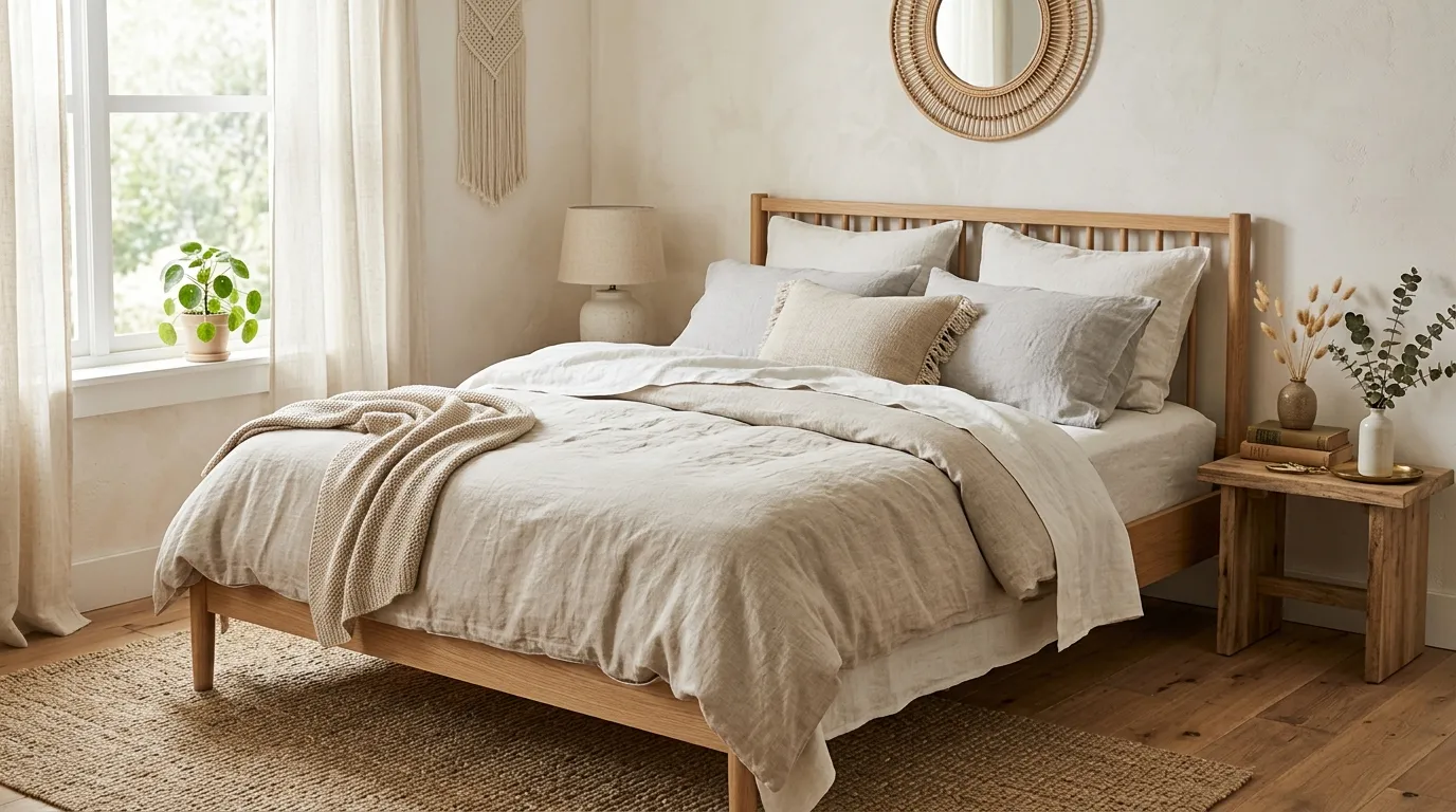 Linen Bedding Layers