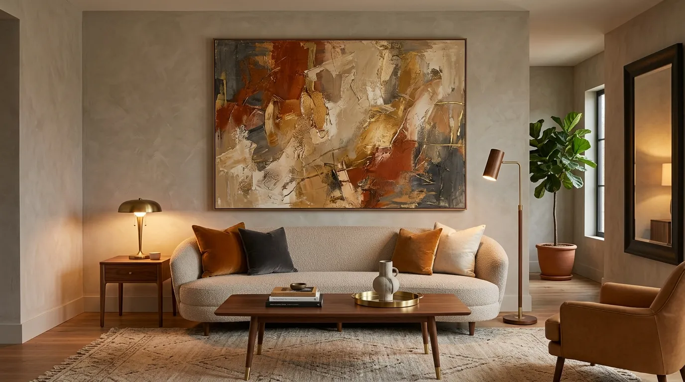 Oversized Abstract Art