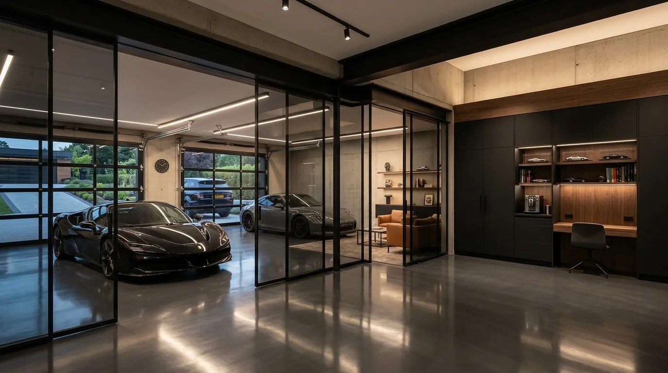 Smoked Glass Partitions