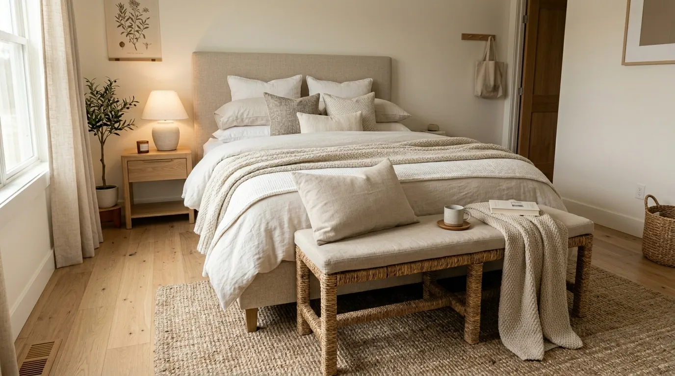 Woven Bench Seating