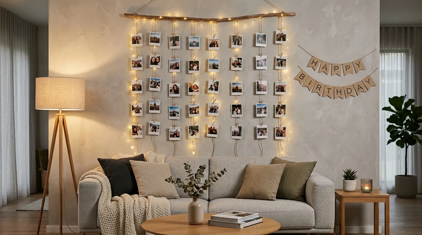 Hanging Photo Strings