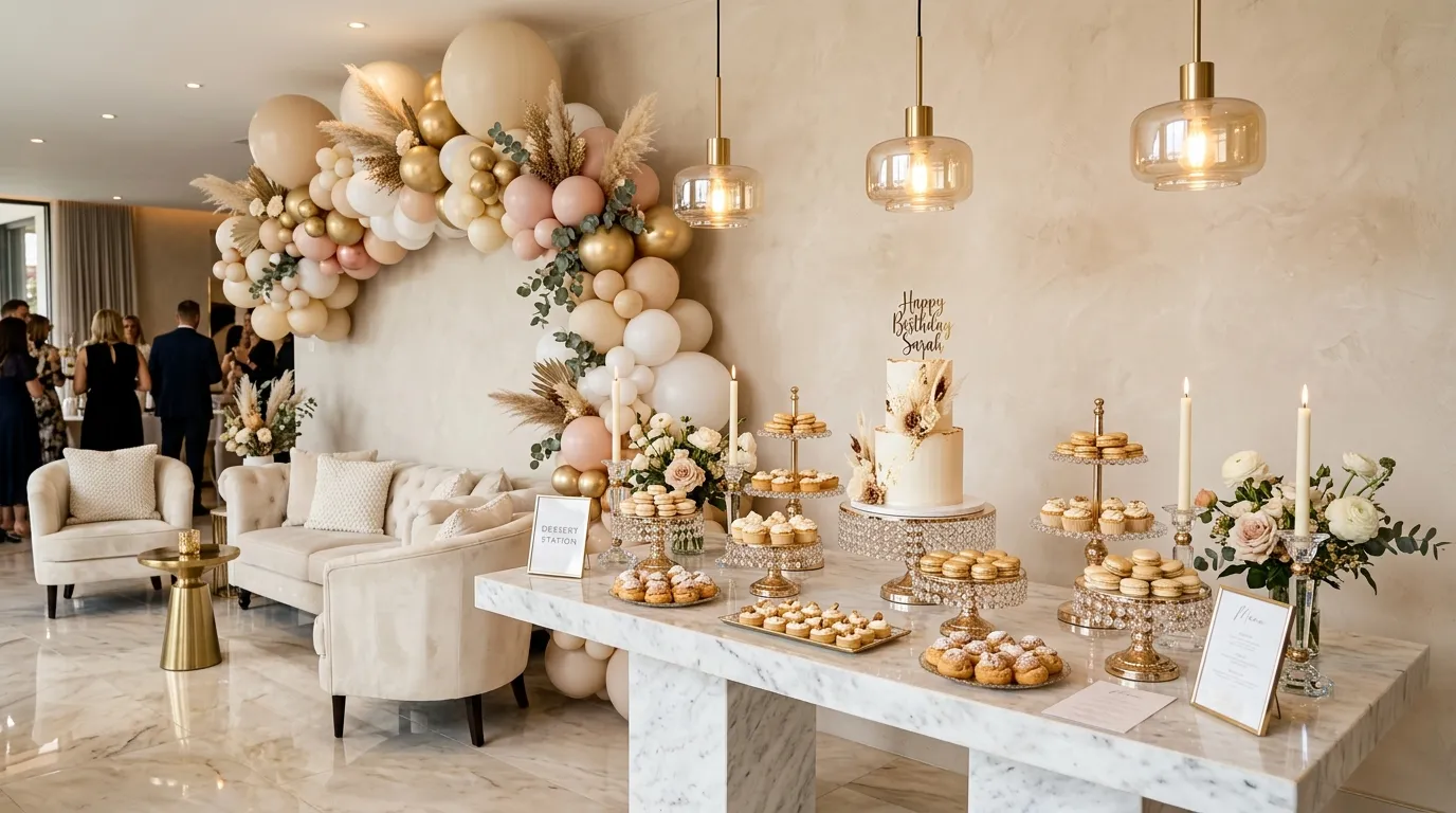 Luxe Dessert Corner