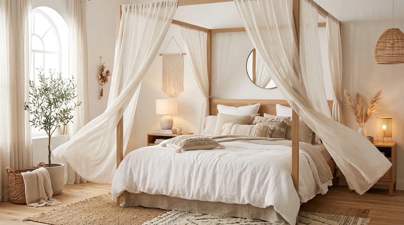 Sheer Canopy Drapes