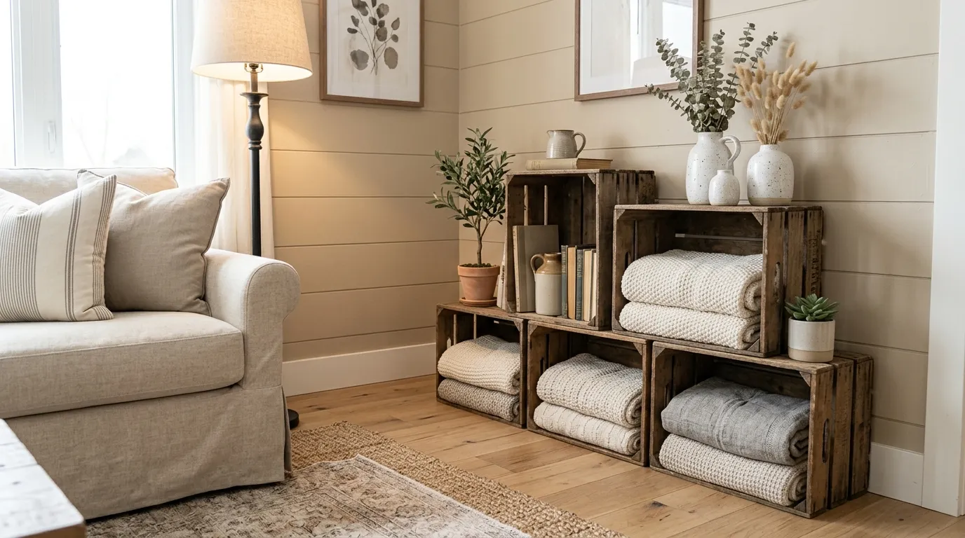 Wooden Crate Styling