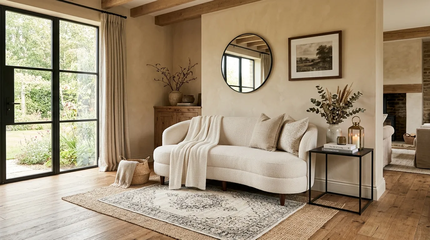 Curved Accent Bench