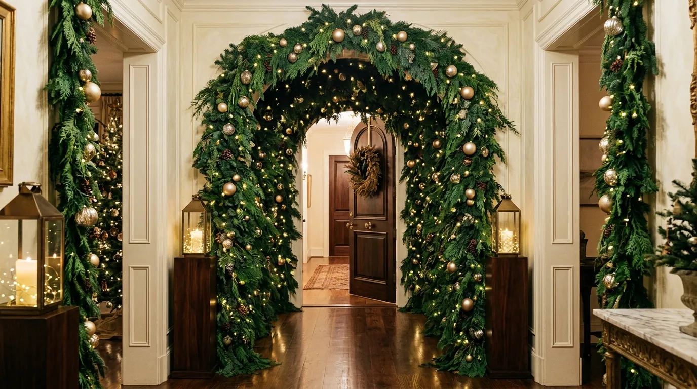 Luxe Evergreen Tunnel