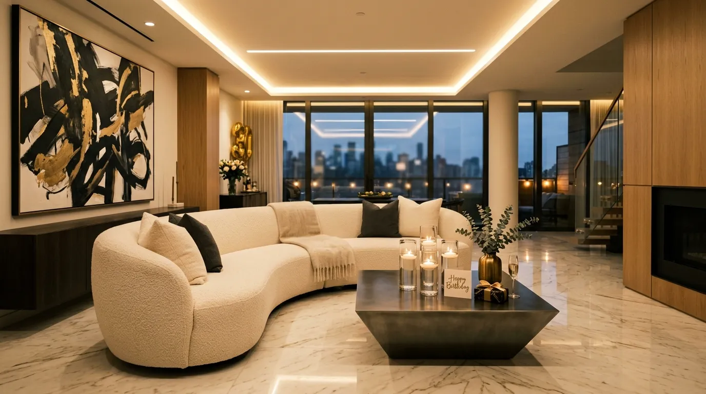 Sculptural Sofa Styling