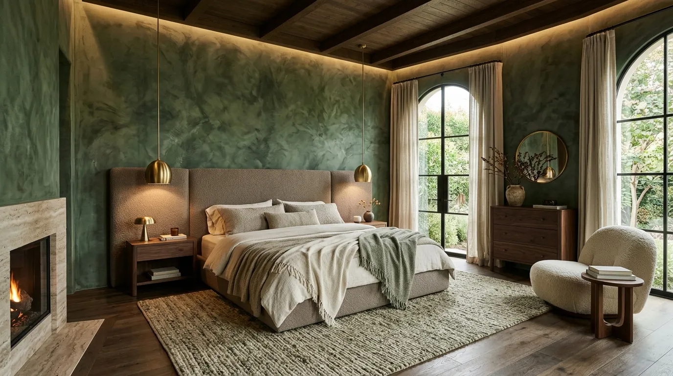 Textured Limewash Walls