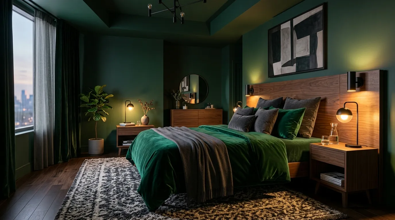 Emerald Velvet Bedding