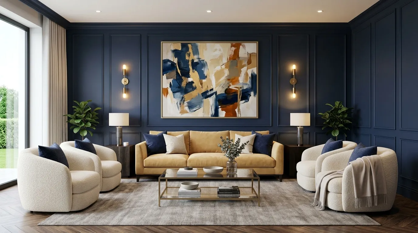 Golden Panel Accents