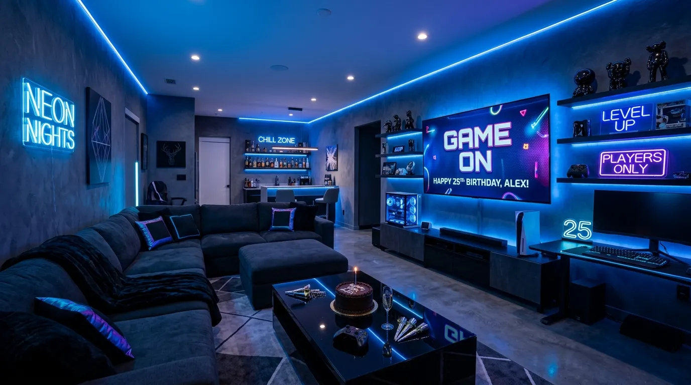 LED Gaming Lounge
